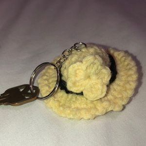 Handmade Crochet keychain hat